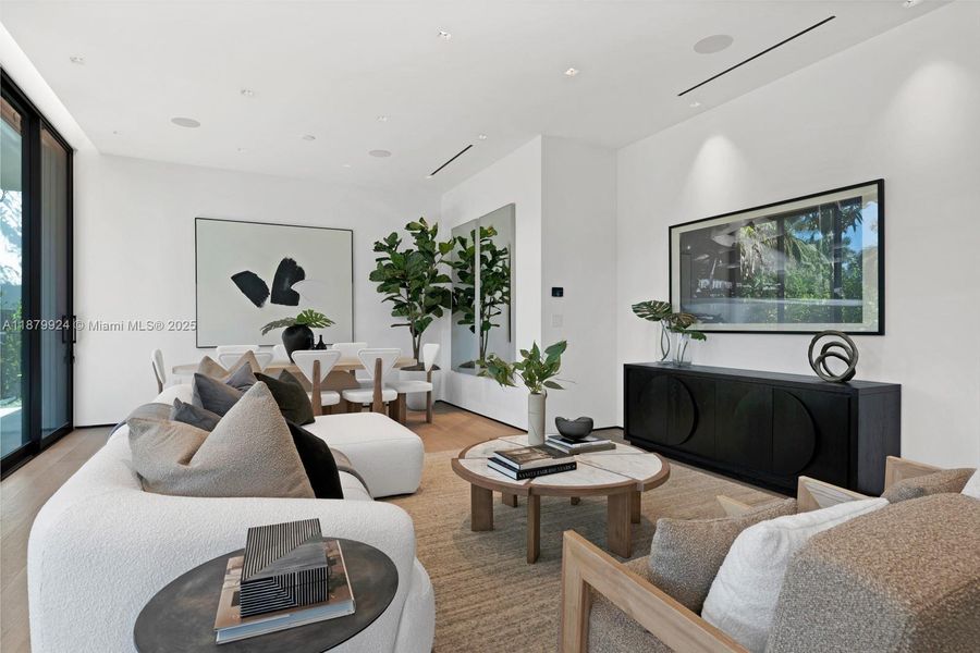 Furnished interior view inside a new home in , Miami Beach (Image 17).