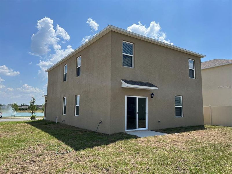 Exterior details and patio area of a home in , Davenport (Image 3). Exterior details and patio area of a home in , Davenport (Image 3).