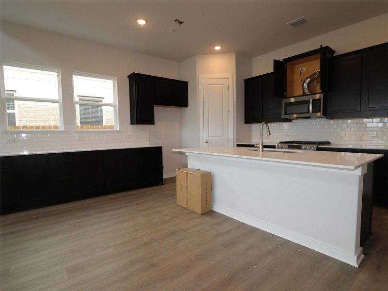 Furnished interior view inside a new home in Estancia West, Manchaca (Image 9). Furnished interior view inside a new home in Estancia West, Manchaca (Image 9).