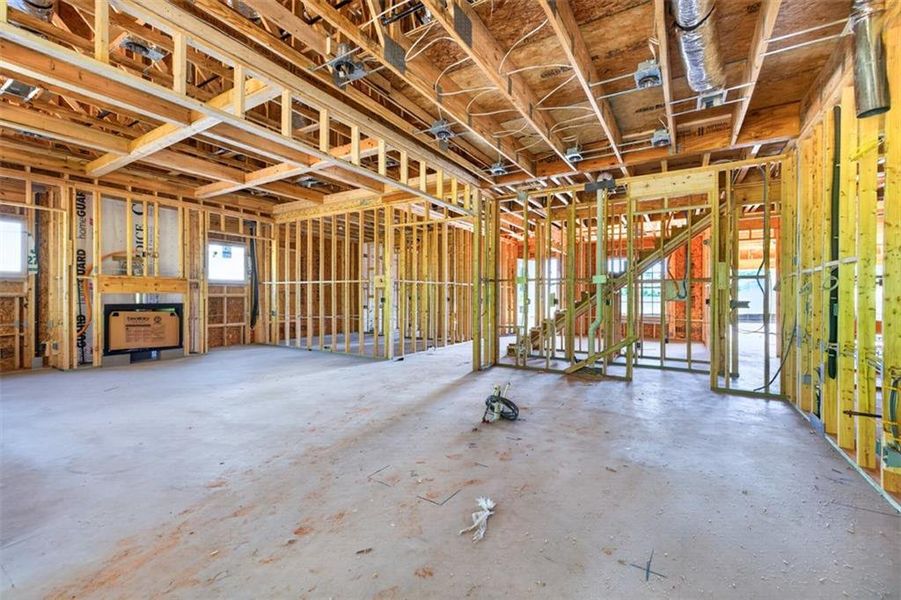 In-progress construction of a new home in , Statham, GA (Image 11).