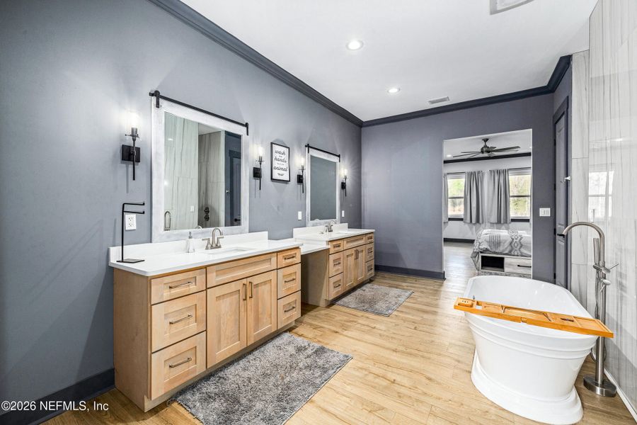 Furnished interior view inside a new home in , Jacksonville (Image 56). Furnished interior view inside a new home in , Jacksonville (Image 56).