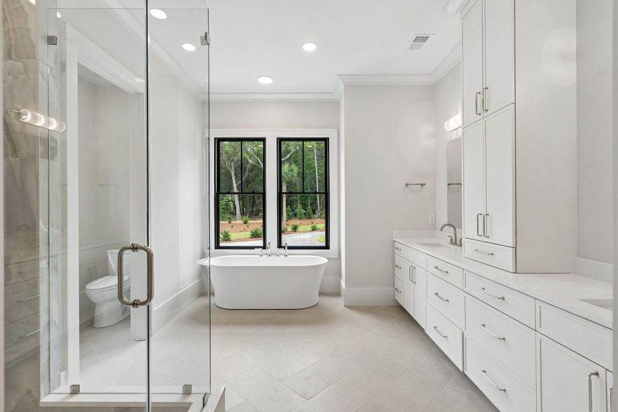 Furnished interior view inside a new home in , Johns Island (Image 8).