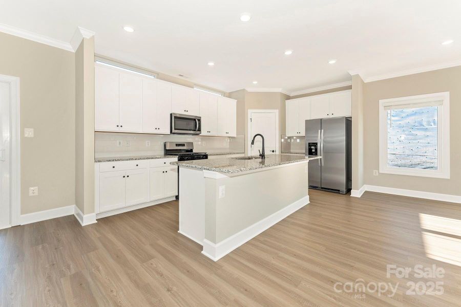 Furnished interior view inside a new home in , Winston-Salem (Image 10).