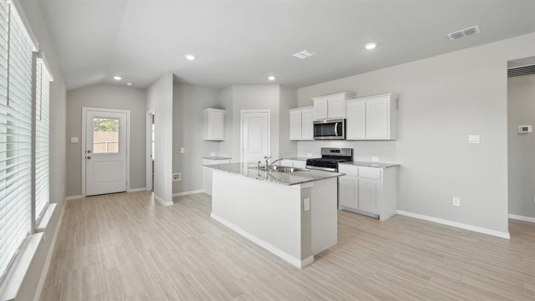 Furnished interior view inside a new home in Springhill South, Boyd (Image 7). Furnished interior view inside a new home in Springhill South, Boyd (Image 7).