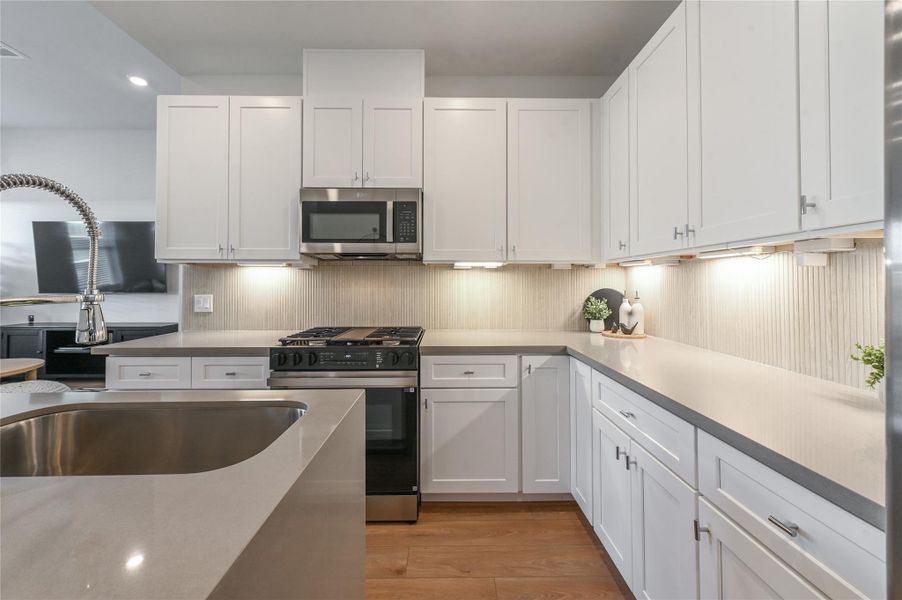 Furnished interior view inside a new home in , Houston (Image 6).