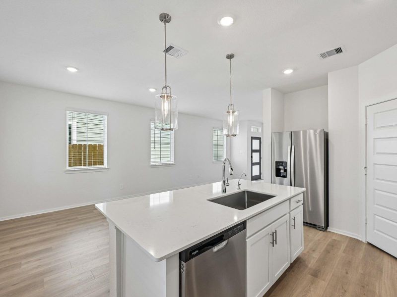 Furnished interior view inside a new home in Pinewood Trails - City Series, Atascocita (Image 19).
