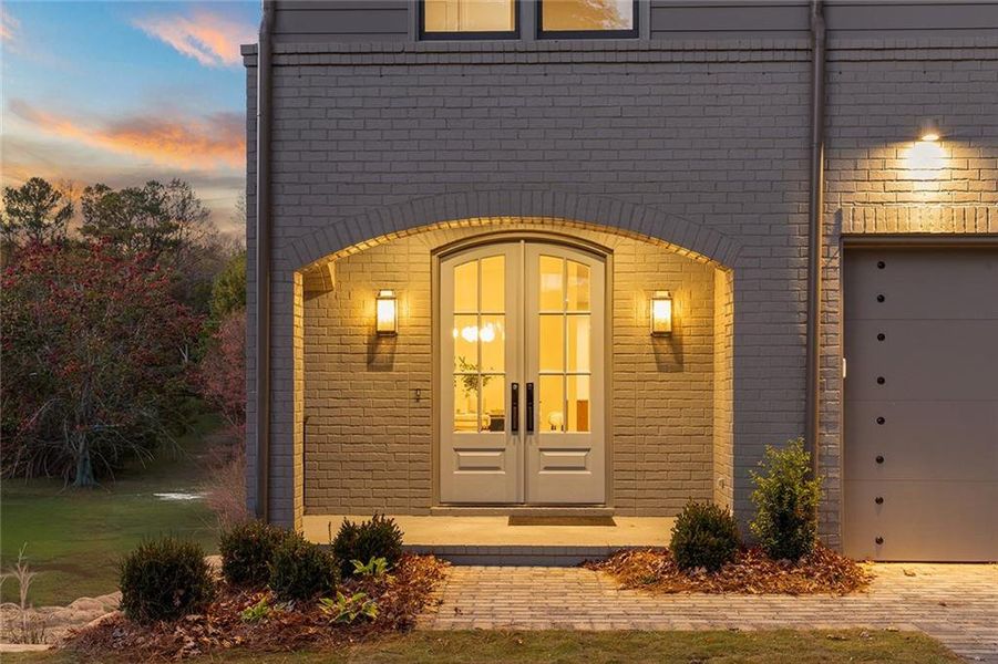 Exterior details and patio area of a home in , Scottdale (Image 3).