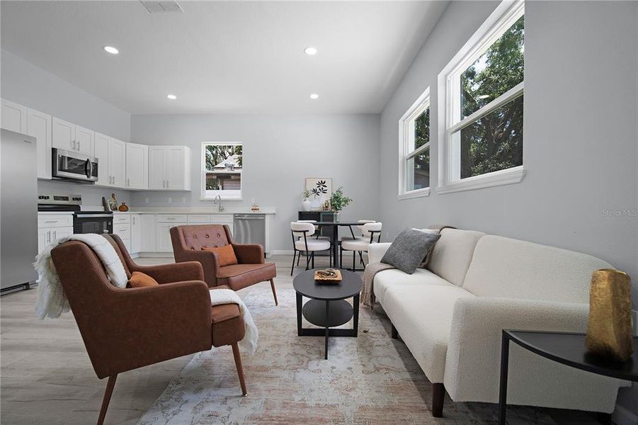 Furnished interior view inside a new home in , Lakeland (Image 6). Furnished interior view inside a new home in , Lakeland (Image 6).