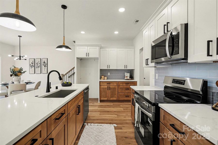 Furnished interior view inside a new home in , Stallings (Image 6). Furnished interior view inside a new home in , Stallings (Image 6).