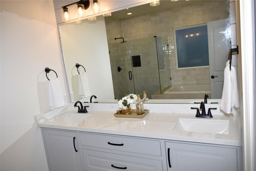 Furnished interior view inside a new home in , Houston (Image 27).