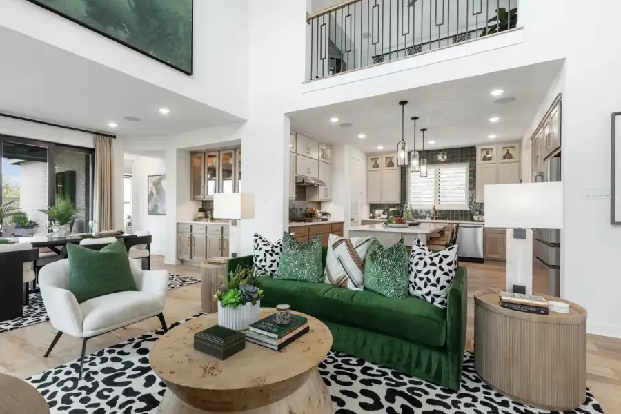 Representative Family Room - some options shown