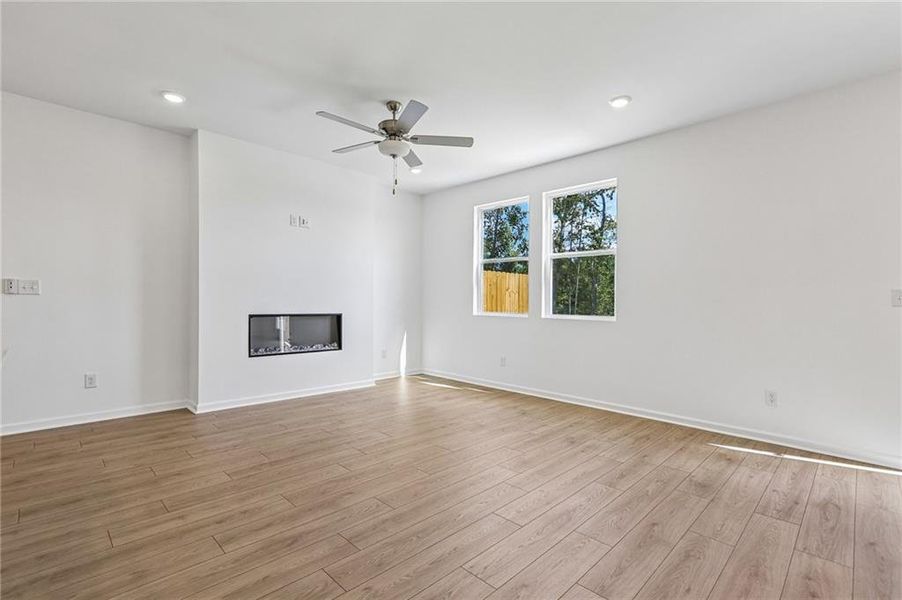 Spacious, unfurnished interior of a new home in Weatherfield, Buford (Image 15).