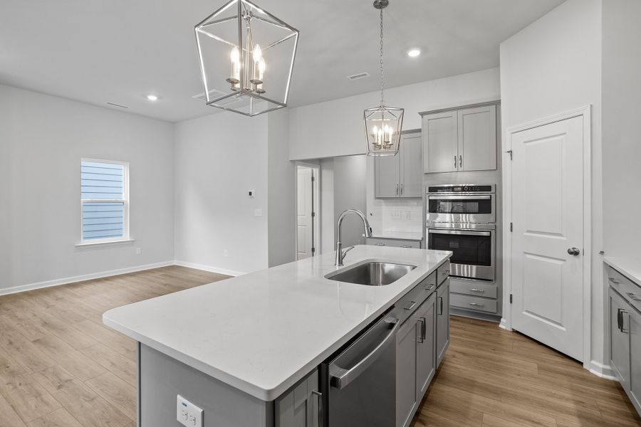 Furnished interior view inside a new home in Ovation at Sweetbrier, Durham (Image 11).