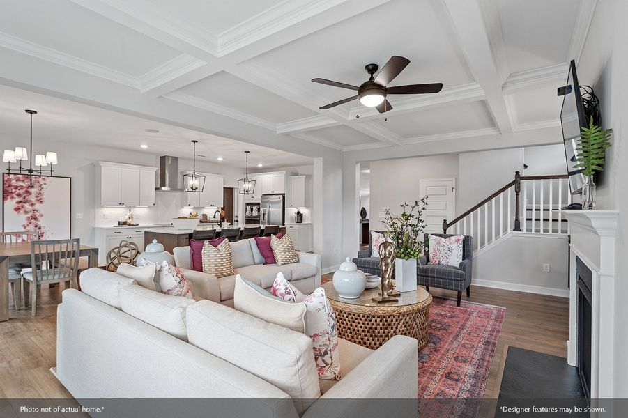 Furnished interior view inside a new home in Parris Meadows, Chesnee (Image 5).
