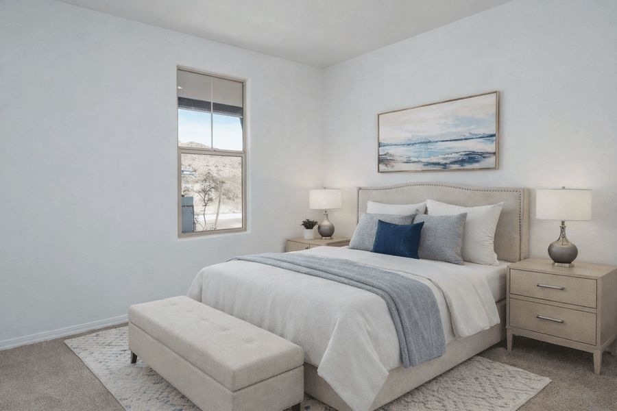 Furnished interior view inside a new home in The Ridge at Sienna Hills, Buckeye (Image 14).