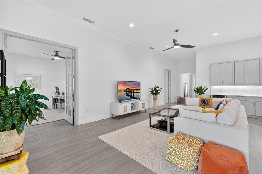 Furnished interior view inside a new home in , Palm Coast (Image 11).