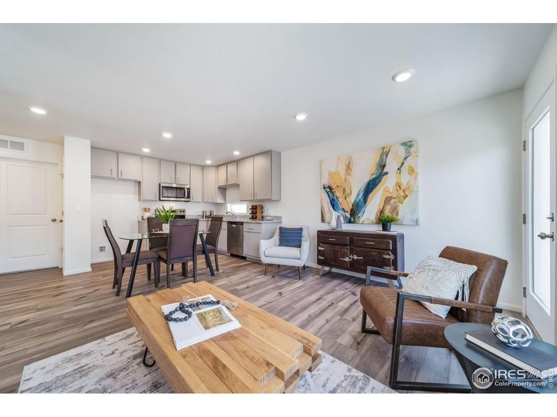 Furnished interior view inside a new home in , Johnstown (Image 4).