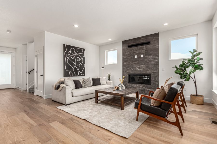 Furnished interior view inside a new home in West Grange, Longmont (Image 9).