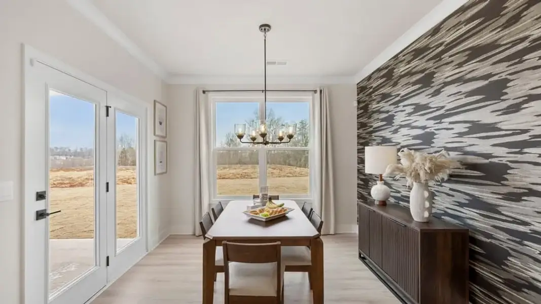 Furnished interior view inside a new home in Cottonwood Ridge, Piedmont (Image 26).
