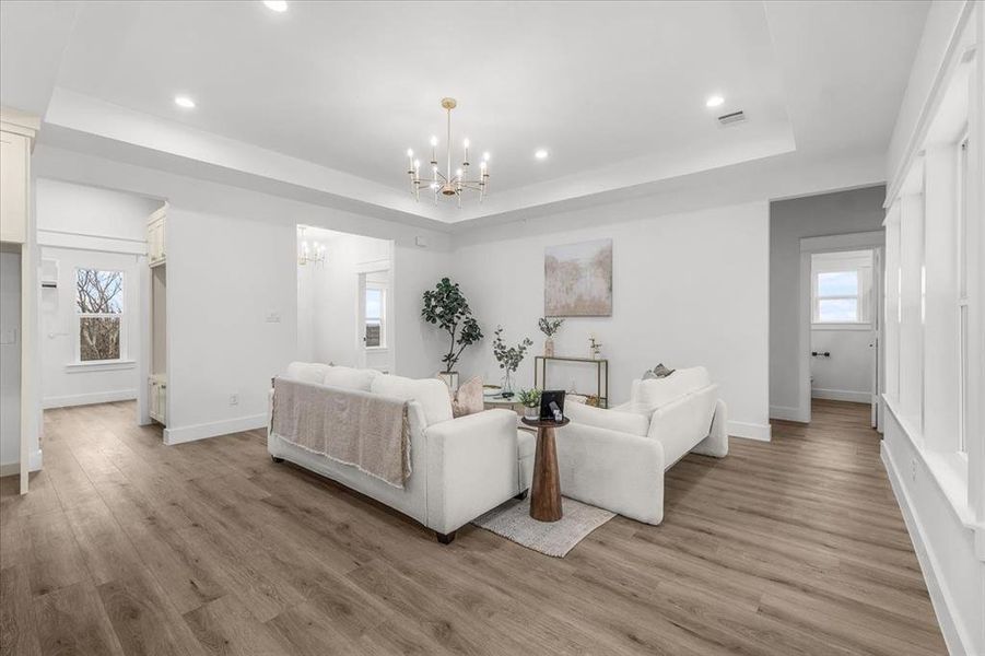 Furnished interior view inside a new home in , Fort Worth (Image 12).