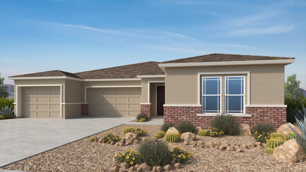 Representative exterior photo of a completed home built from the Heron by Taylor Morrison in Verdin Odyssey Collection, Phoenix, AZ (Image 20).