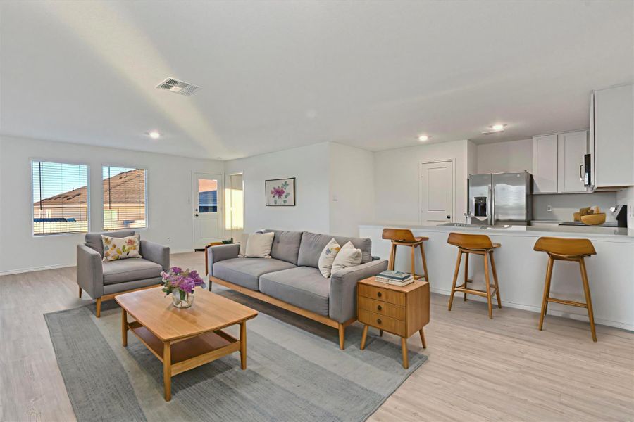 Furnished interior view inside a new home in , Troy (Image 11).