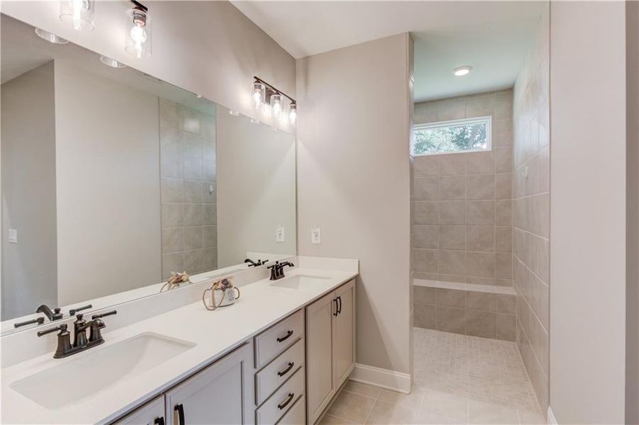 Furnished interior view inside a new home in , Dacula (Image 11).