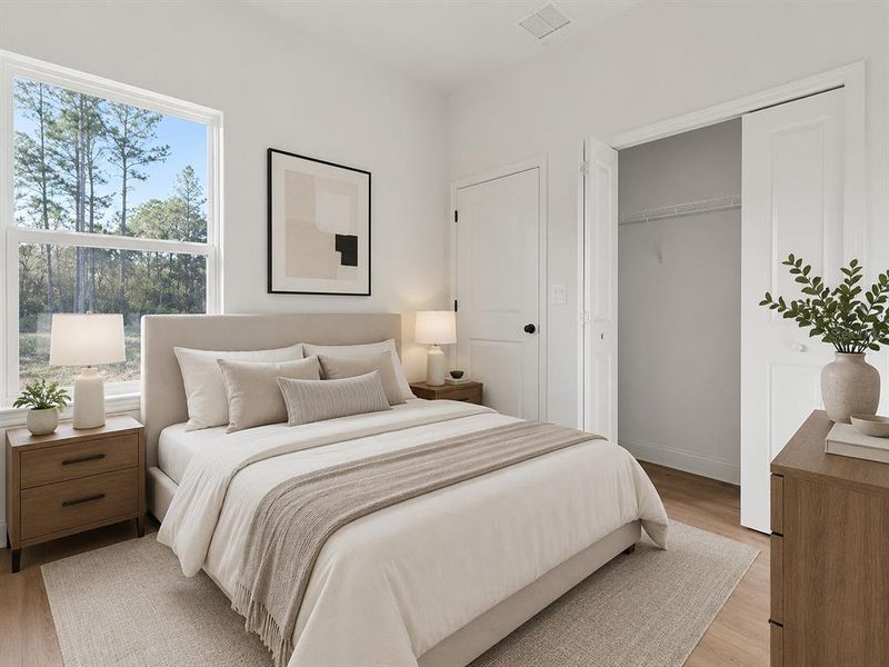 Furnished interior view inside a new home in , Dunnellon (Image 12).