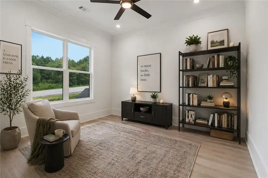 Furnished interior view inside a new home in , Dacula (Image 34).
