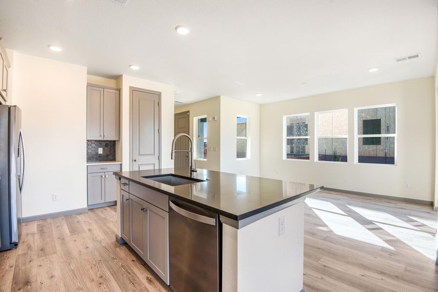 Representative furnished interior of a home built from the C by Tri Pointe Homes in Westside Crossing, Berthoud (Image 6).