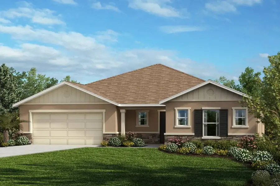 Exterior H with optional stone Exterior H with optional stone
