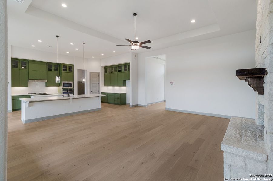 Furnished interior view inside a new home in Johnson Ranch, Bulverde (Image 8). Furnished interior view inside a new home in Johnson Ranch, Bulverde (Image 8).