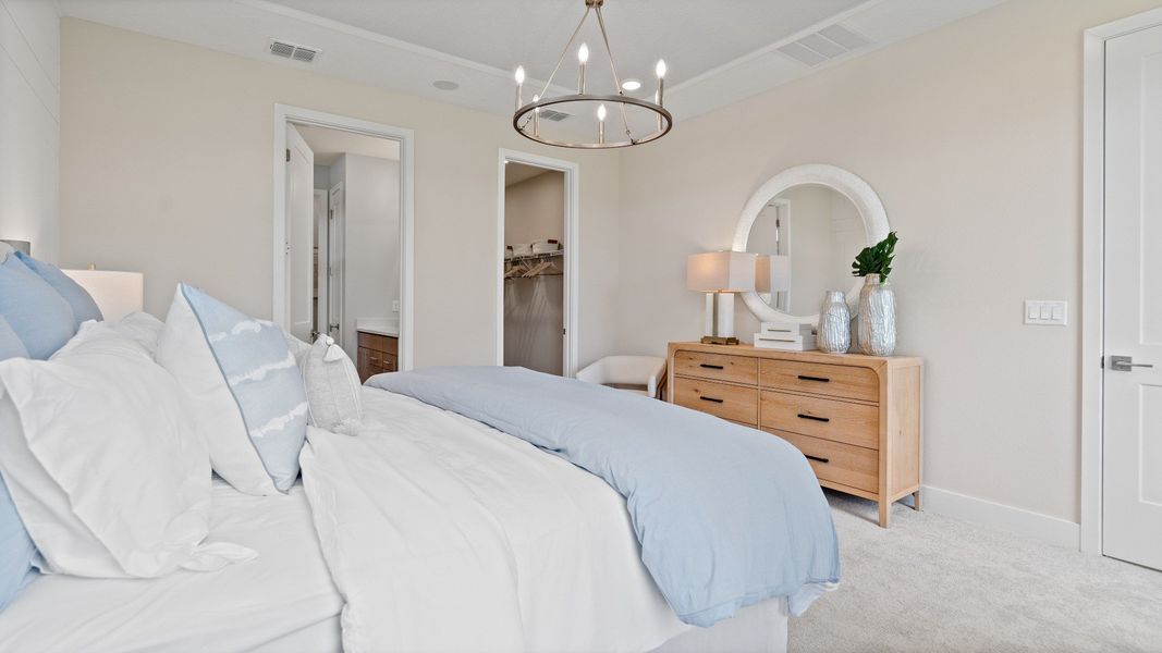 Representative furnished interior of a home built from the Sweetgum by DRB Homes in Lakeside at Satilla, St. Cloud (Image 44).