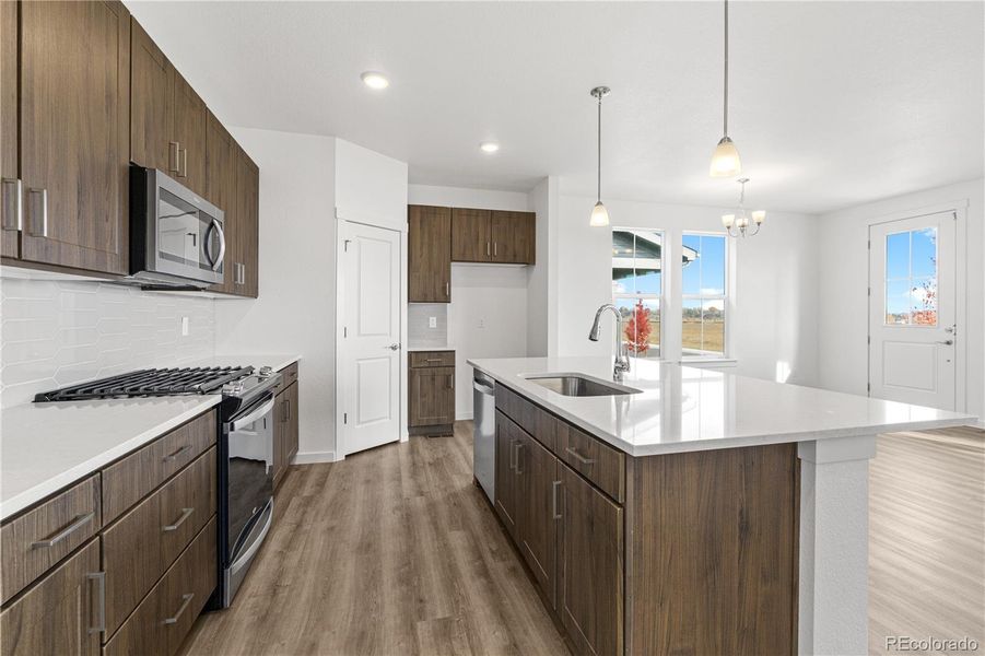 Furnished interior view inside a new home in Timnath Lakes, Timnath (Image 6).