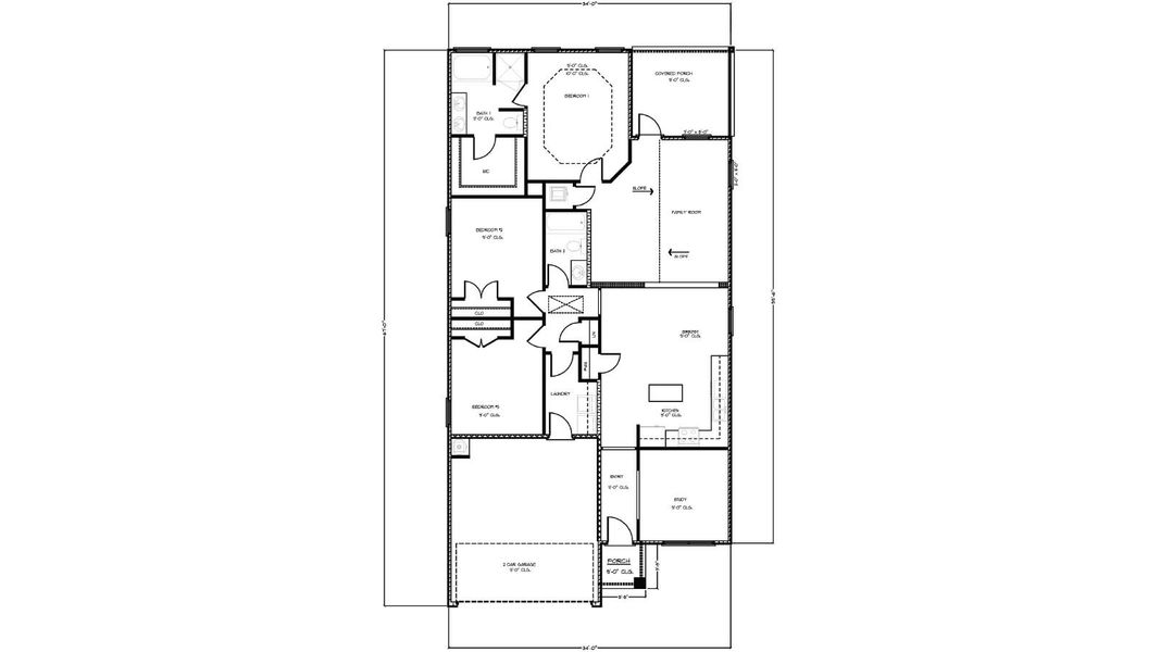 2D floor plan layout of this home in Bayside at Ward Creek, Panama City Beach, FL (Image 2). 2D floor plan layout of this home in Bayside at Ward Creek, Panama City Beach, FL (Image 2).