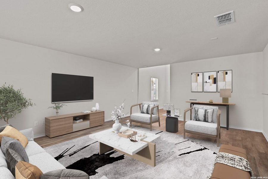 Furnished interior view inside a new home in Horizon Ridge, San Antonio (Image 6).