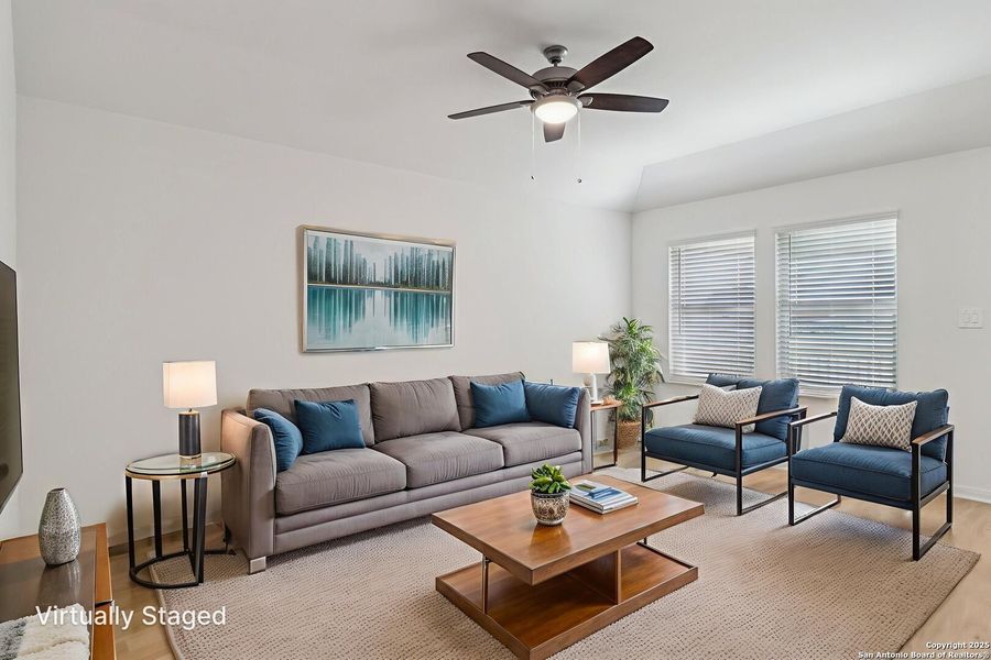 Furnished interior view inside a new home in , San Antonio (Image 14). Furnished interior view inside a new home in , San Antonio (Image 14).