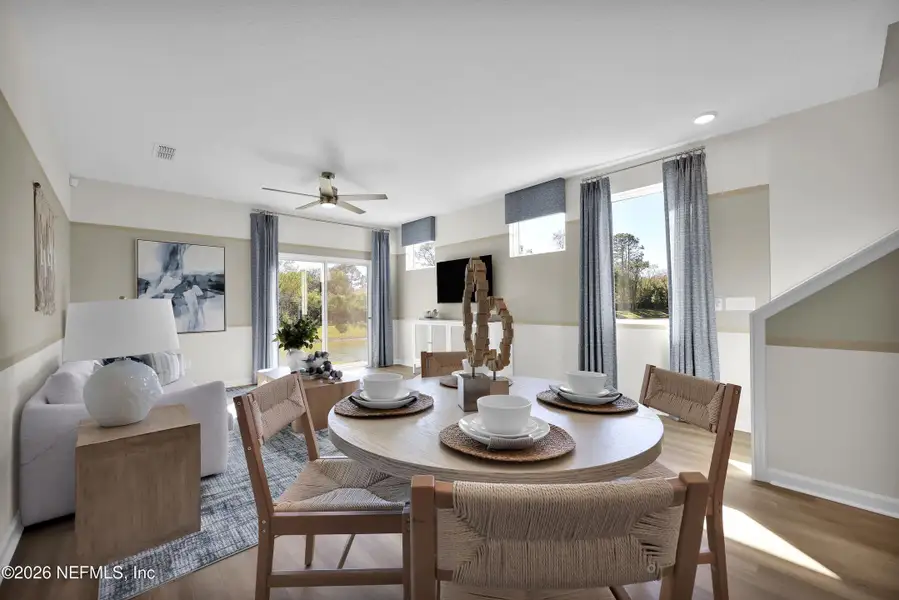 Furnished interior view inside a new home in Baxley Villas, Middleburg (Image 5).