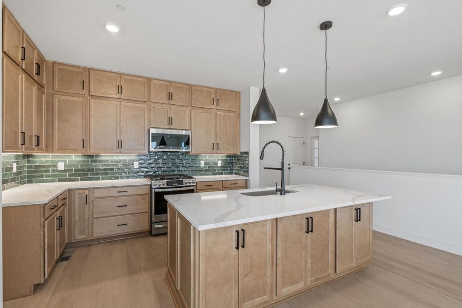 Furnished interior view inside a new home in The Nest Reserve at Canyon Creek, Erie (Image 4).