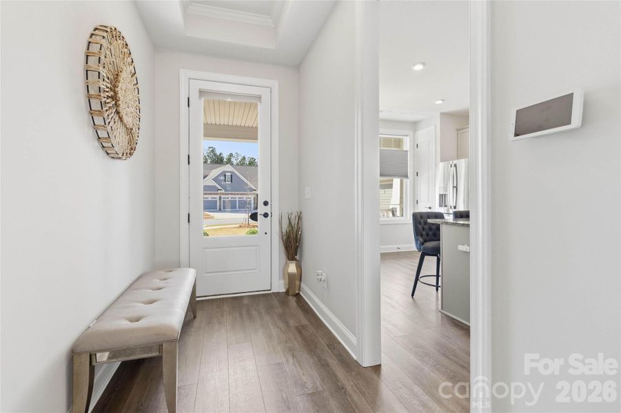 Furnished interior view inside a new home in , Charlotte (Image 8).