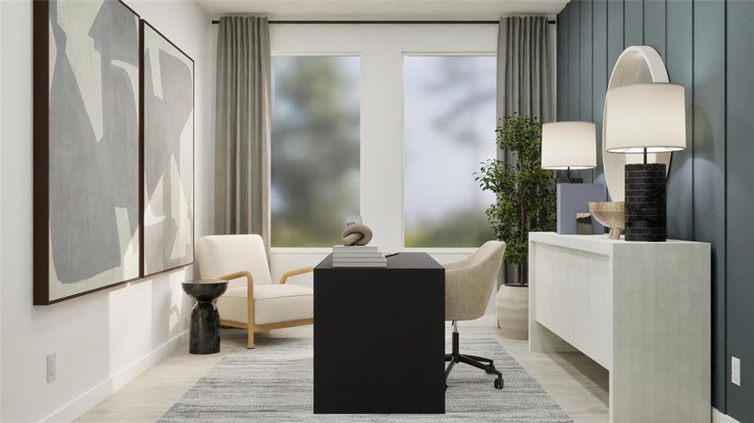 Furnished interior view inside a new home in Solterra, Mesquite (Image 24).