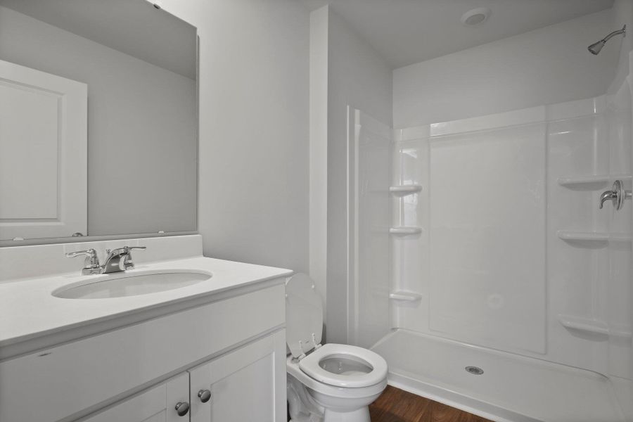 Furnished interior view inside a new home in Center Pointe, Santee (Image 9).