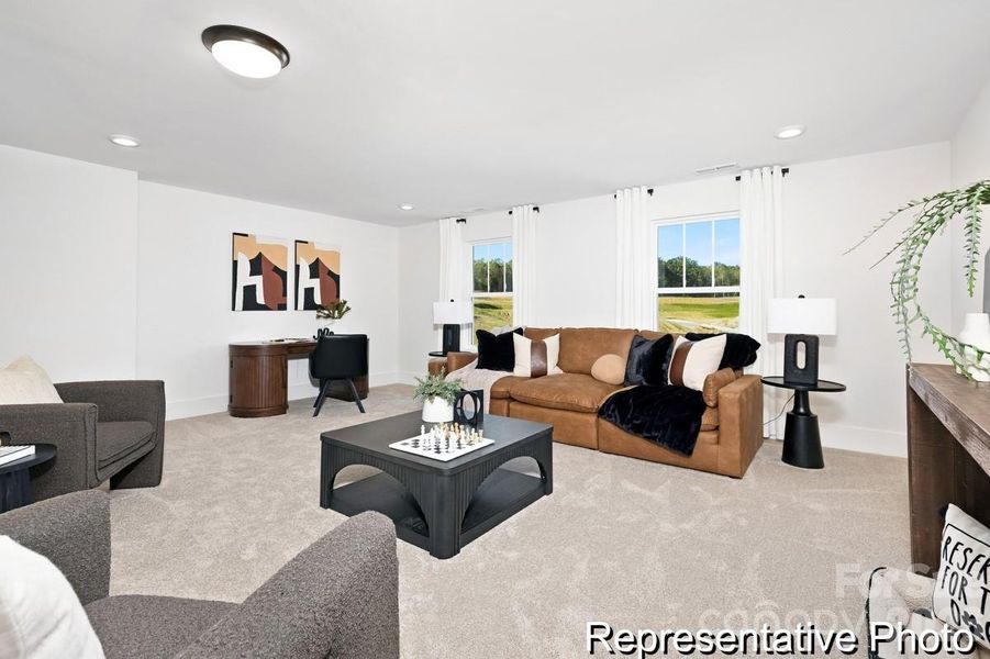 Furnished interior view inside a new home in Lowell Woods, Lowell (Image 22).