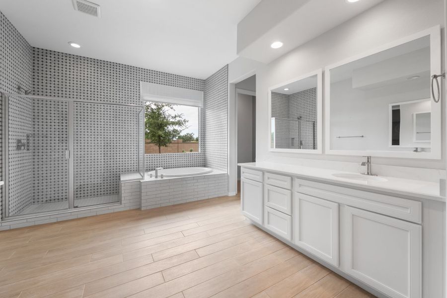 Furnished interior view inside a new home in Harvest - Enchantment Series, Queen Creek (Image 12).