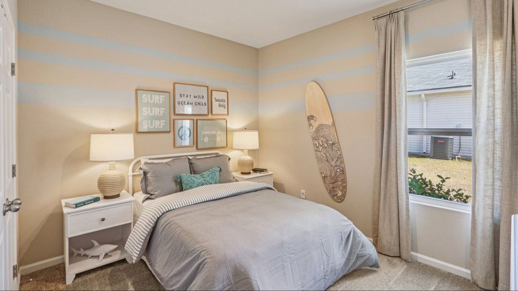 Merritt Floorplan Bedroom by DRB Homes in the Panther Creek Community, Jacksonville, FL