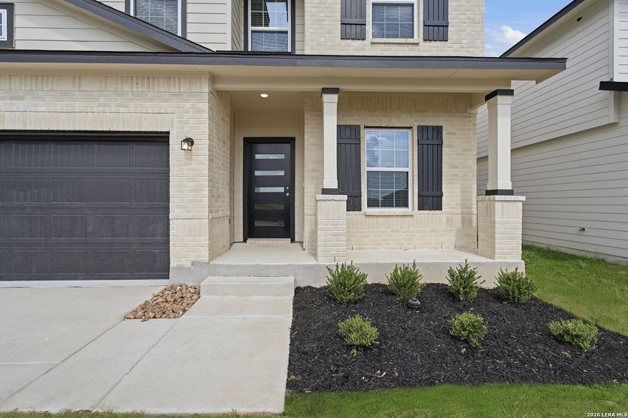 Exterior details and patio area of a home in Morgan Meadows, San Antonio (Image 20).