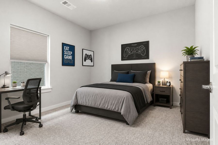 Furnished interior view inside a new home in Willow Grove Single-Family Homes, Melissa (Image 37). Furnished interior view inside a new home in Willow Grove Single-Family Homes, Melissa (Image 37).