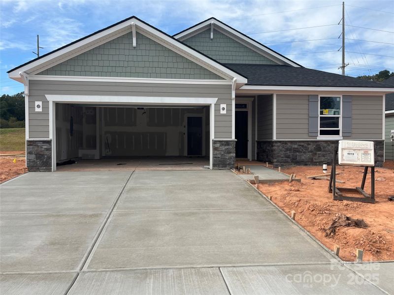Exterior details and patio area of a home in Sheffield, Indian Trail (Image 3).