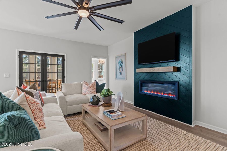 Furnished interior view inside a new home in Terrapin, Leland (Image 15).