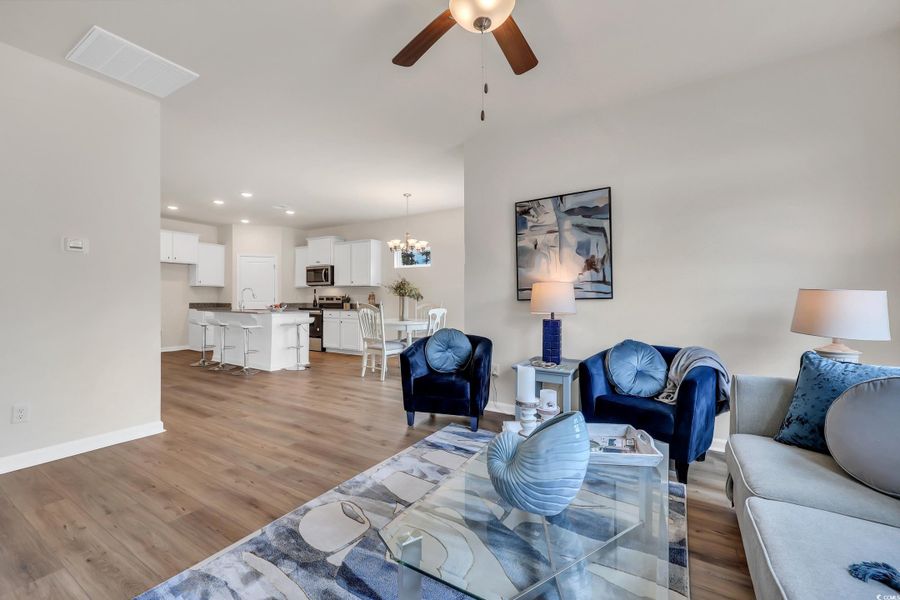 Furnished interior view inside a new home in Beach Gardens, Conway (Image 13). Furnished interior view inside a new home in Beach Gardens, Conway (Image 13).